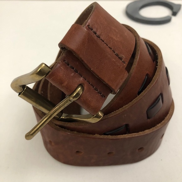 LEVIS Men’s Sz L Genuine Leather Belt - Picture 3 of 12